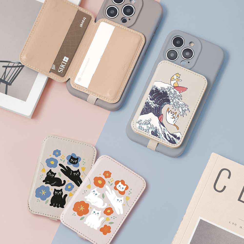 磁吸防丟手機卡夾