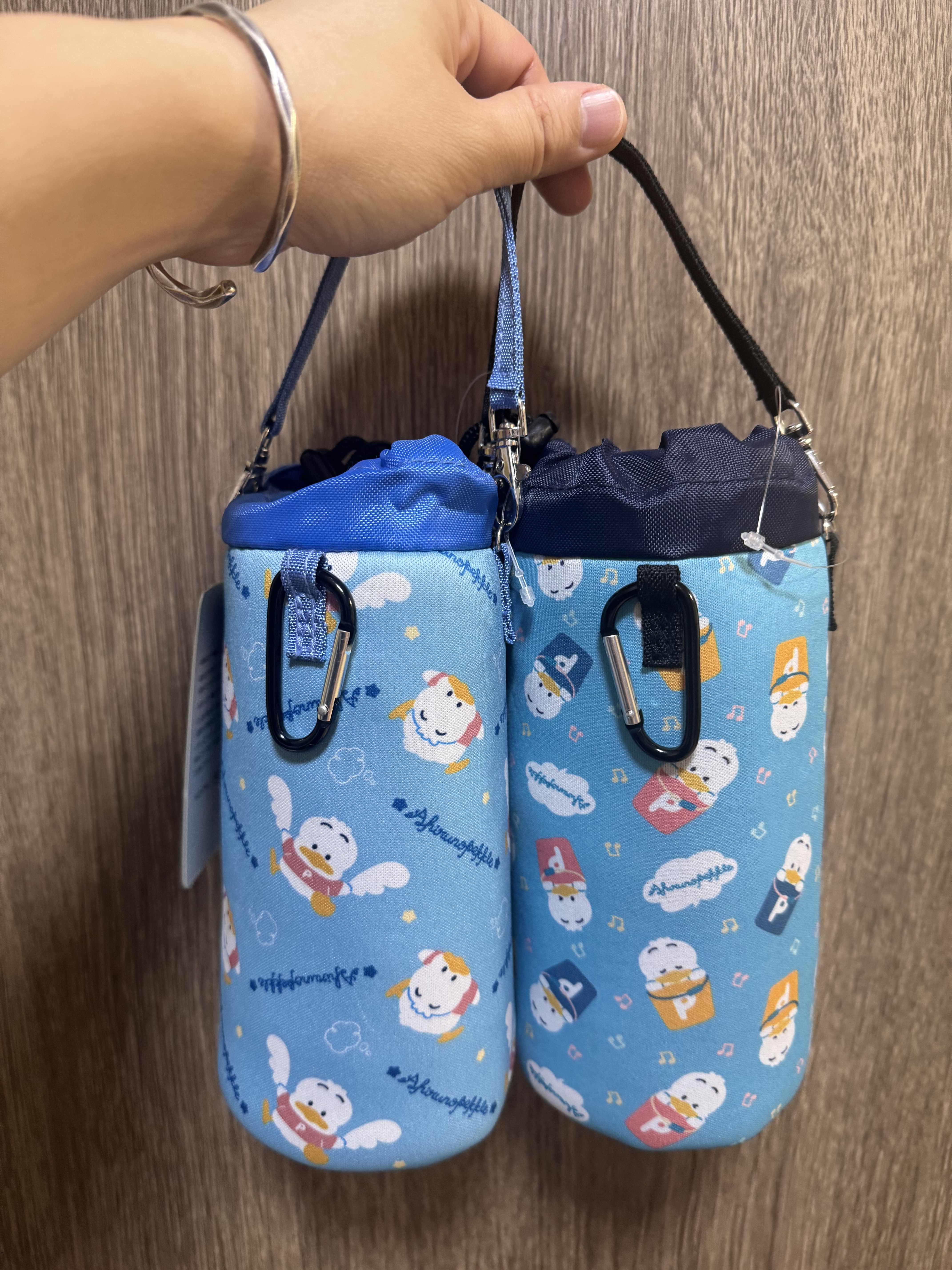 SANRIO AP鴨圖案滿印保溫保冷水樽袋