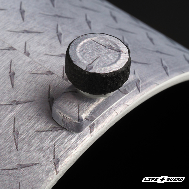 LIFE+GUARD 鏡頭貼膜特寫，鋼板銀風格設計，適用 Canon RF 800mm F5.6 L IS USM