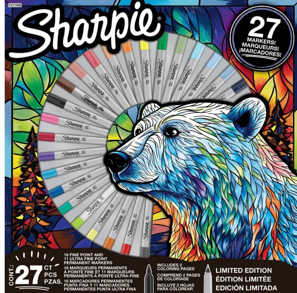 【預購】K120403 Sharpie 27色記號筆套裝