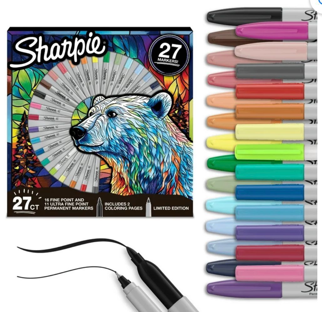【預購】K120403 Sharpie 27色記號筆套裝