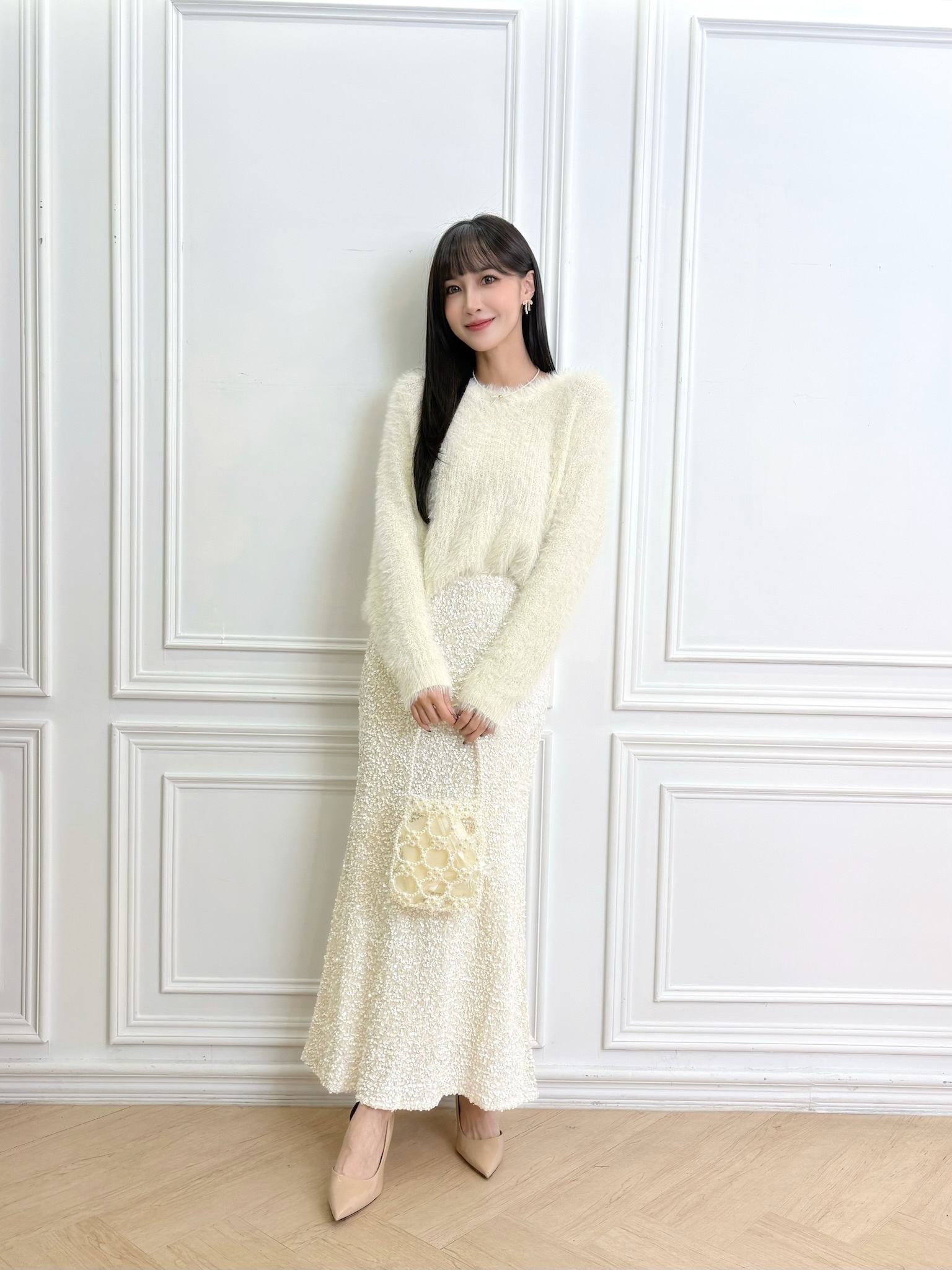 秋冬戀歌!細閃亮片毛流感毛衣