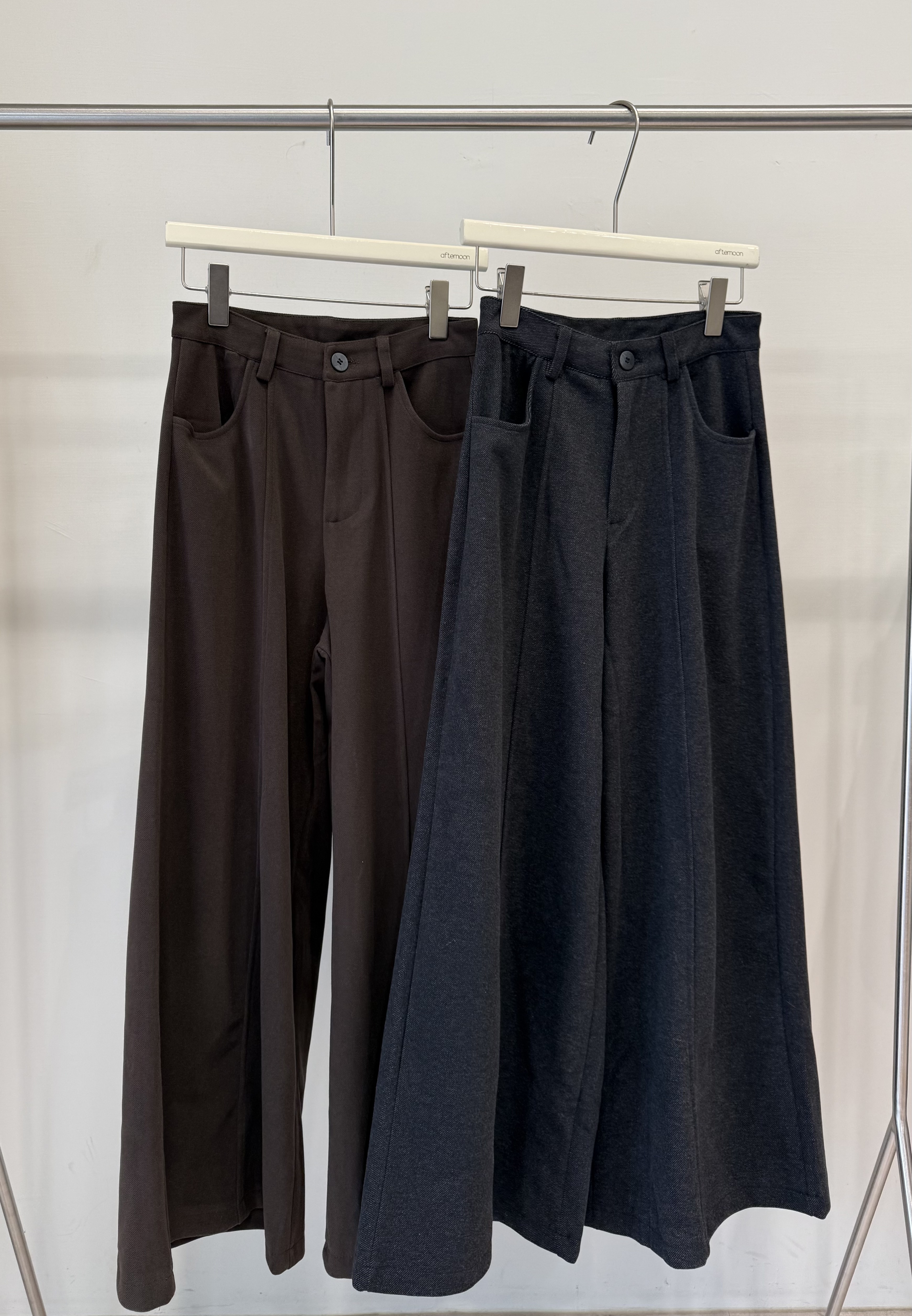 2373 毛呢中車線西裝褲