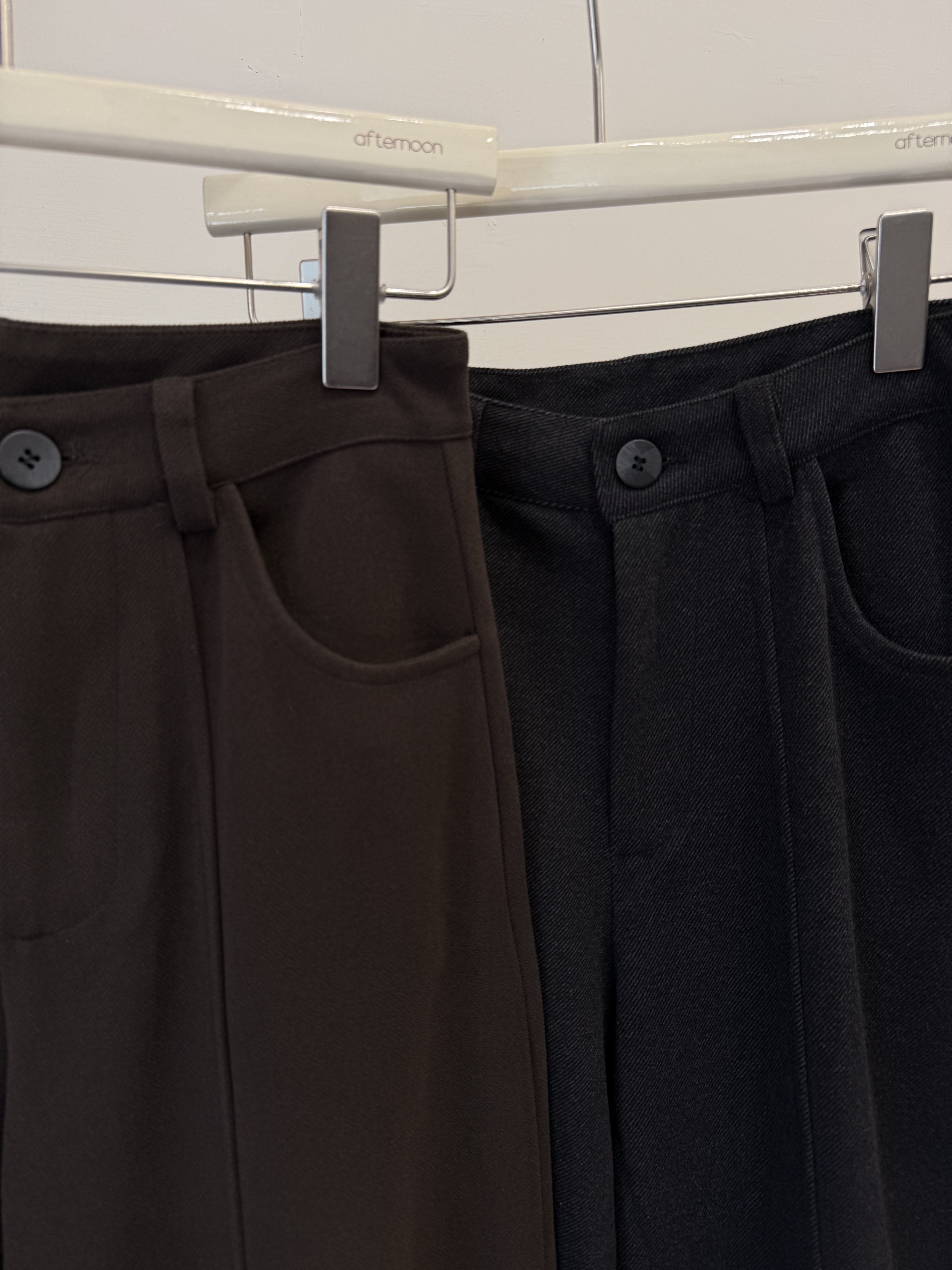 2373 毛呢中車線西裝褲