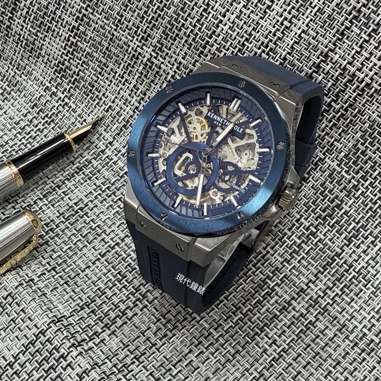 【KENNETH COLE】美式鏤空機芯機械男錶KCWGZ0080803 43mm 現代鐘錶