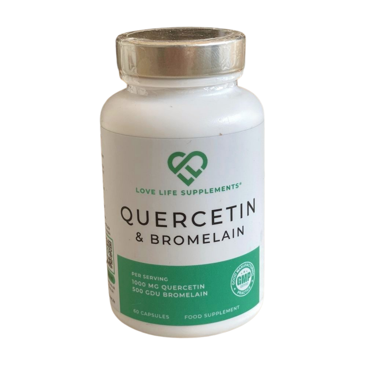 槲皮素和鳳梨蛋白酶 60粒 (最佳食用日期為 2027/5/28)