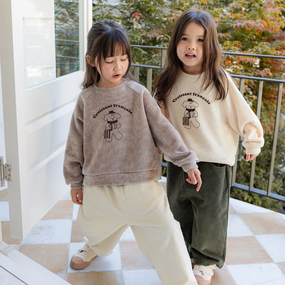 韓國 SecretKids -25冬 狗狗柔感上衣(兩色)