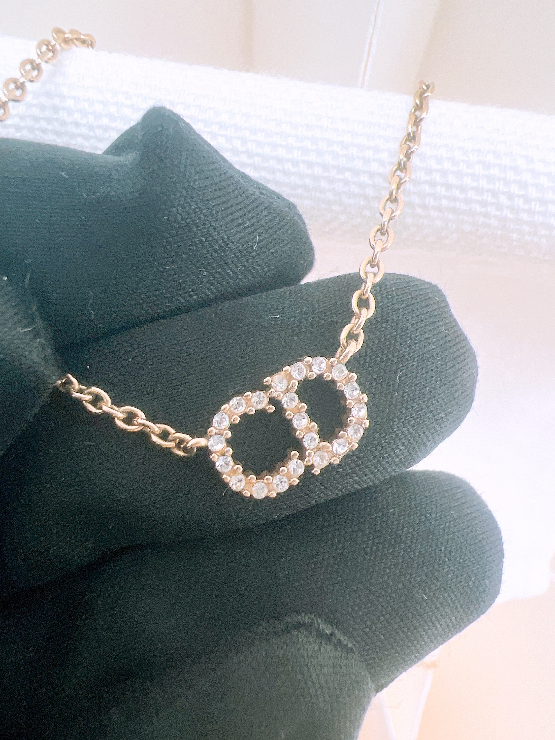 Dior clair d lune CD necklace gold