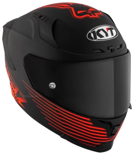 KYT STRIKER 彩繪 AF37 消光黑紅 全罩 亞洲版