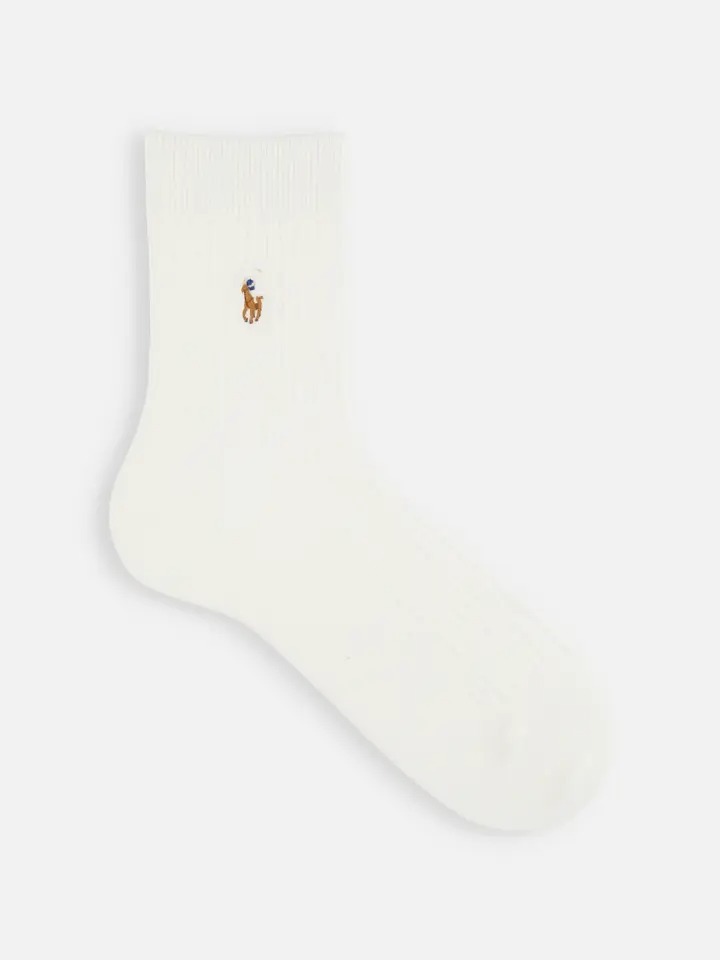 預購┃日本製 男款 POLO RALPH LAUREN 麻花 刺繡 多色 logo 長襪