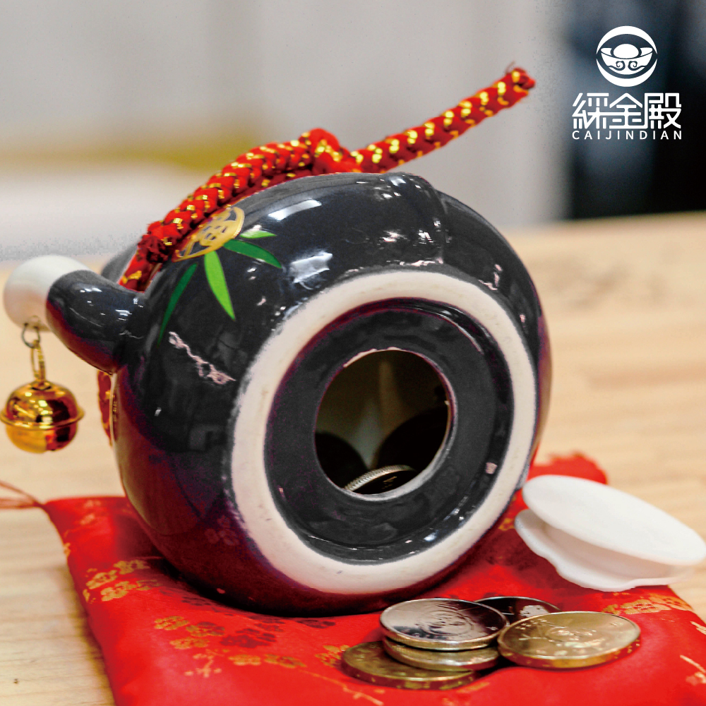 消除厄運-好運招財貓撲滿｜開運｜財源滾滾｜手工陶瓷｜存錢筒｜新年賀禮【綵金殿】