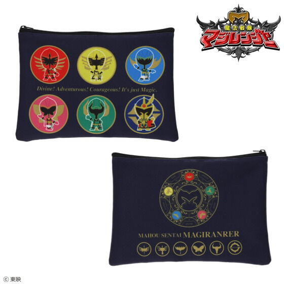241409 Pbandai 預訂 2026/4月 魔法戦隊マジレンジャー　デフォルメ　フラットポーチ