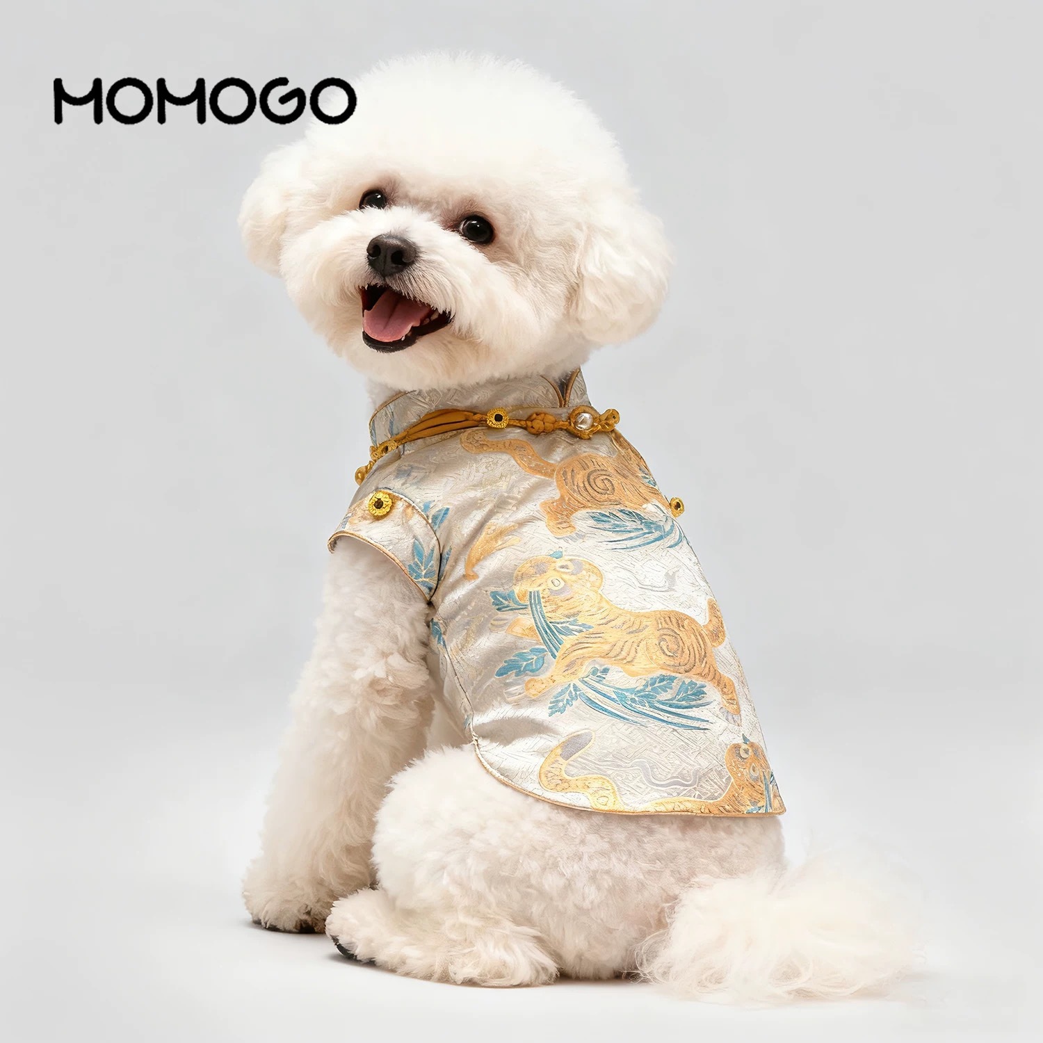 新年 宠物有袖唐装 中式汉服