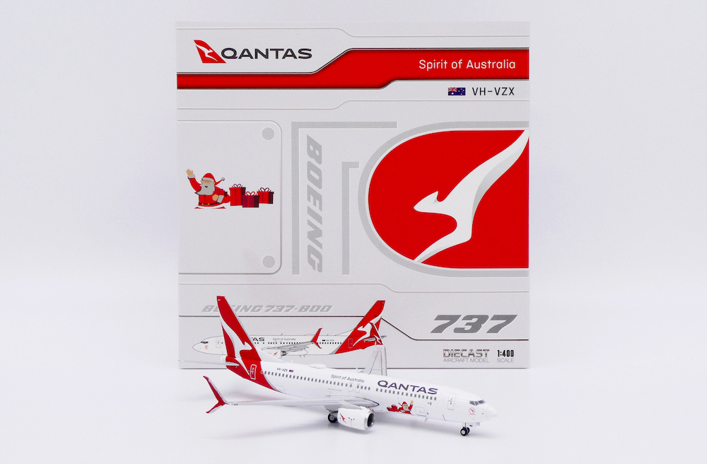 JC wings 1/400 澳洲航空 波音737-800 VH-VZX 聖誕老人塗裝