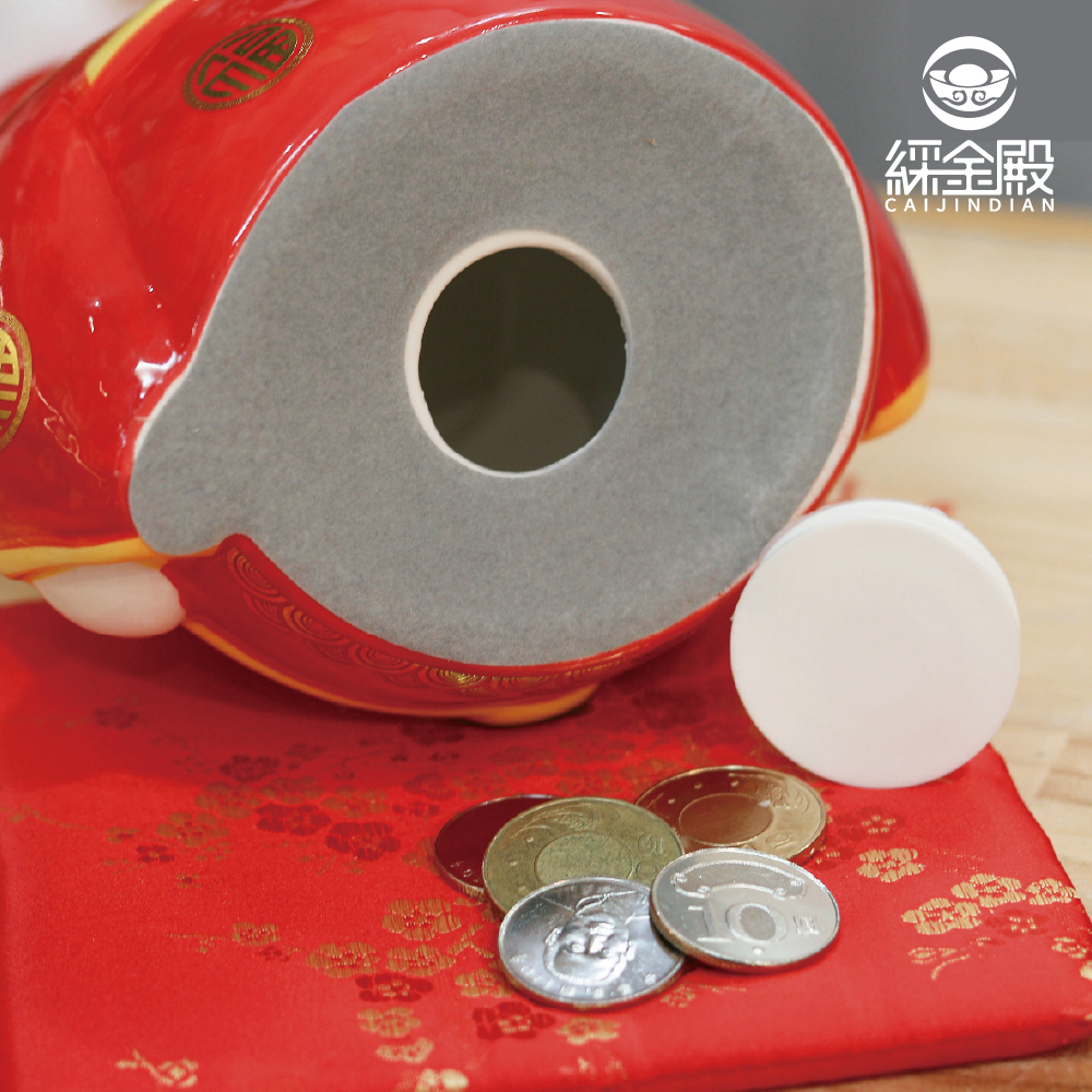 招財進寶-福氣財神爺撲滿｜開運｜財源滾滾｜手工陶瓷｜存錢筒｜新年賀禮【綵金殿】