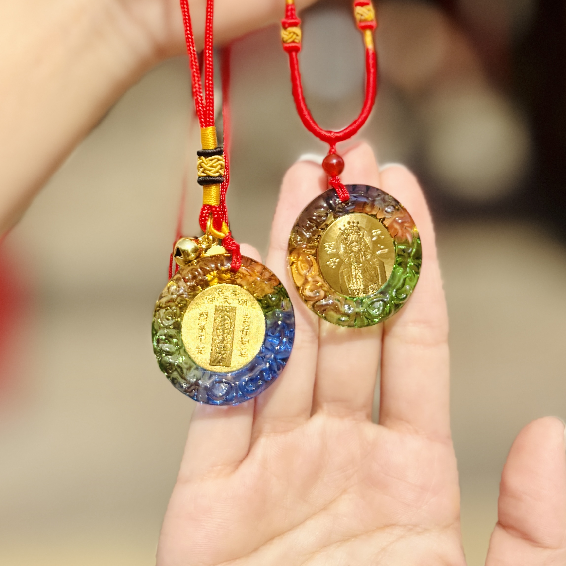 《北港朝天宮｜琉璃吊飾＆項鍊》