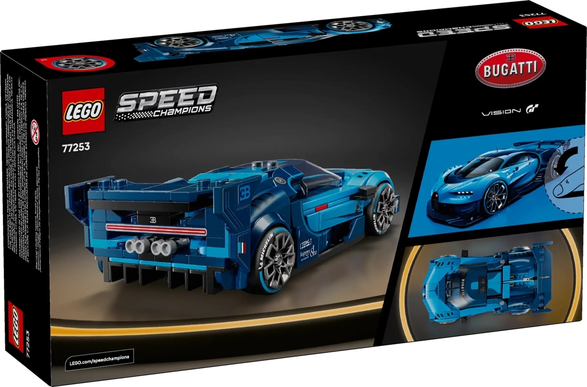 【早鳥優惠】 (預訂26年1月) LEGO 77253 Speed Champions :  Bugatti Vision GT Hyper Sports Car