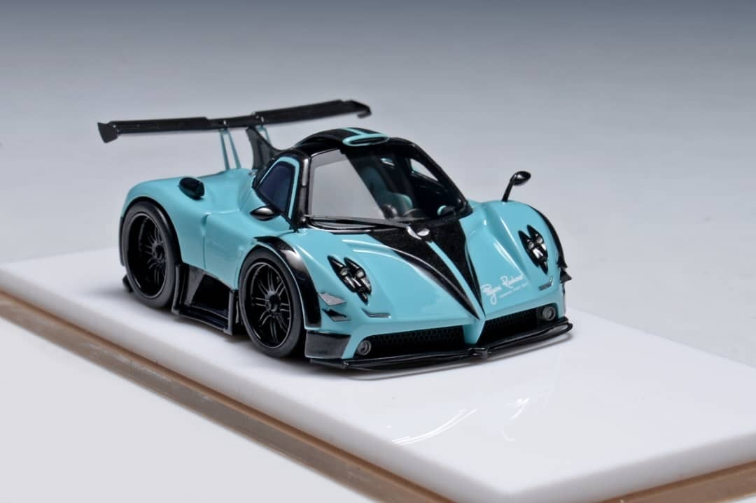 PO-$400 * YM MODEL * 1:64 Q SCALE PAGANI 760 LH BLUE