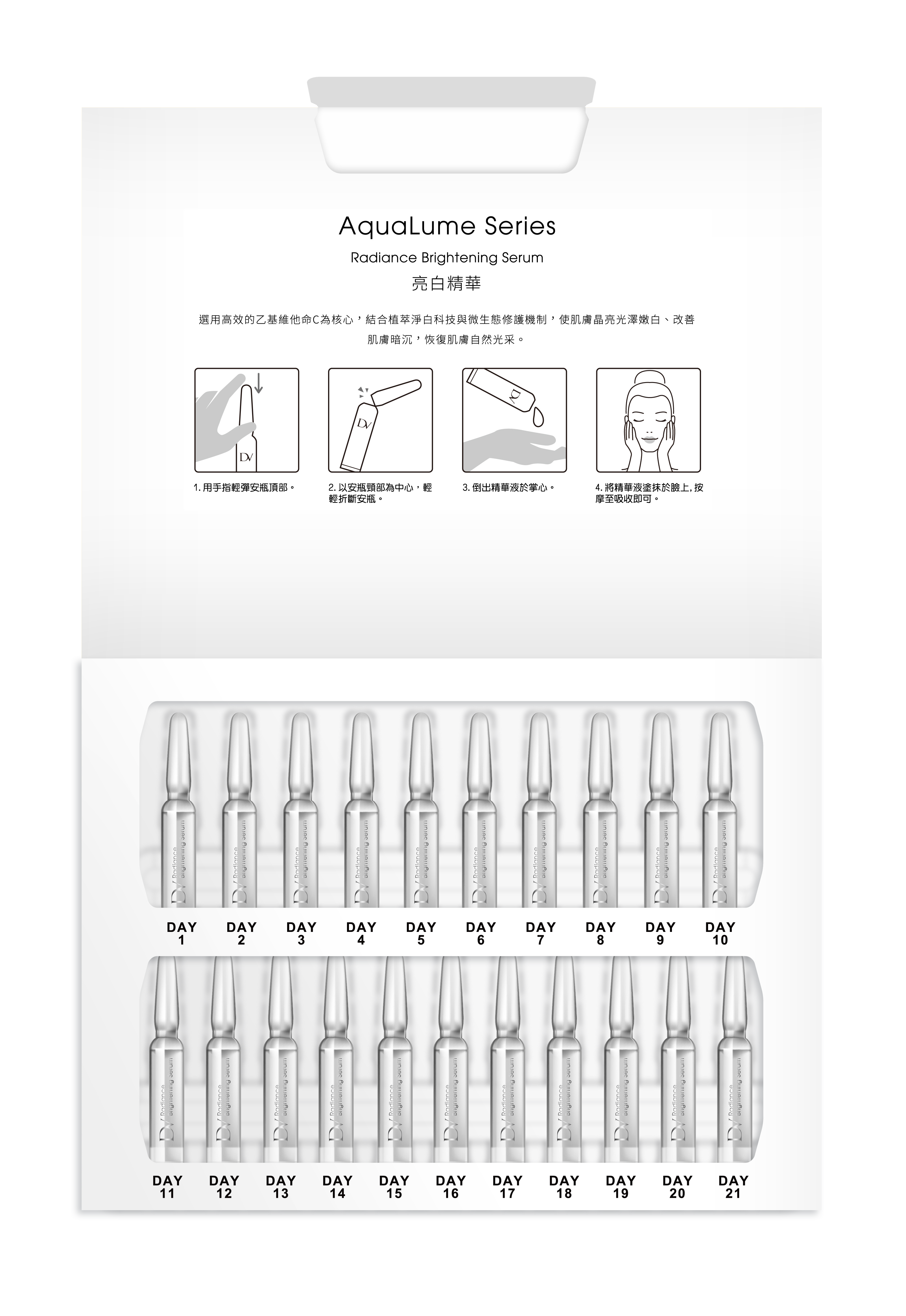 DV水光璀璨 亮白精華(21入) x1盒
