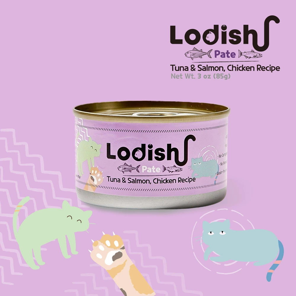 Lodish 樂迪希｜貓咪全營養主食罐(肉醬系列）85g