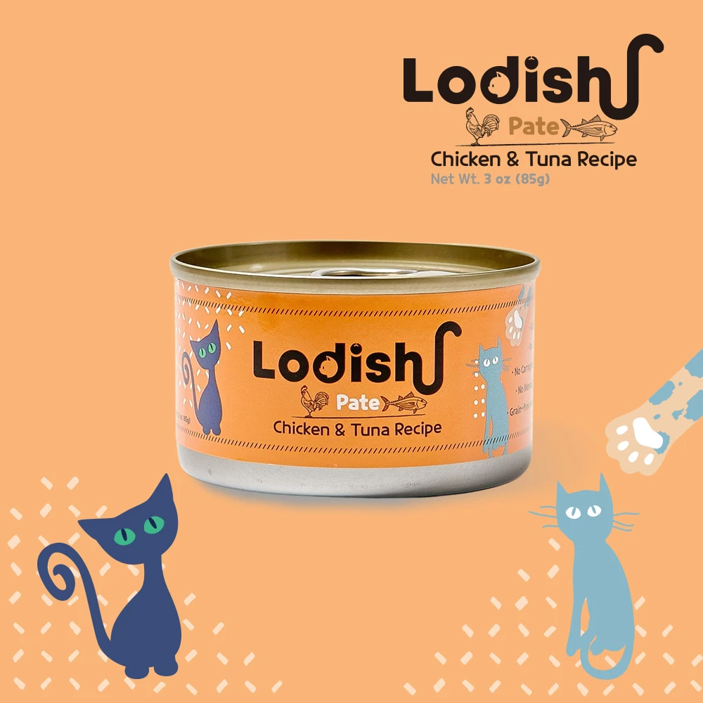 Lodish 樂迪希｜貓咪全營養主食罐(肉醬系列）85g