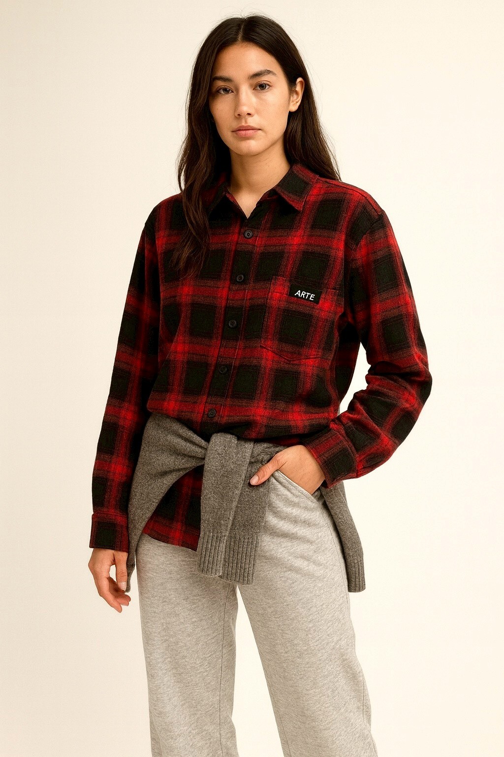 ARTE 復古格紋襯衫