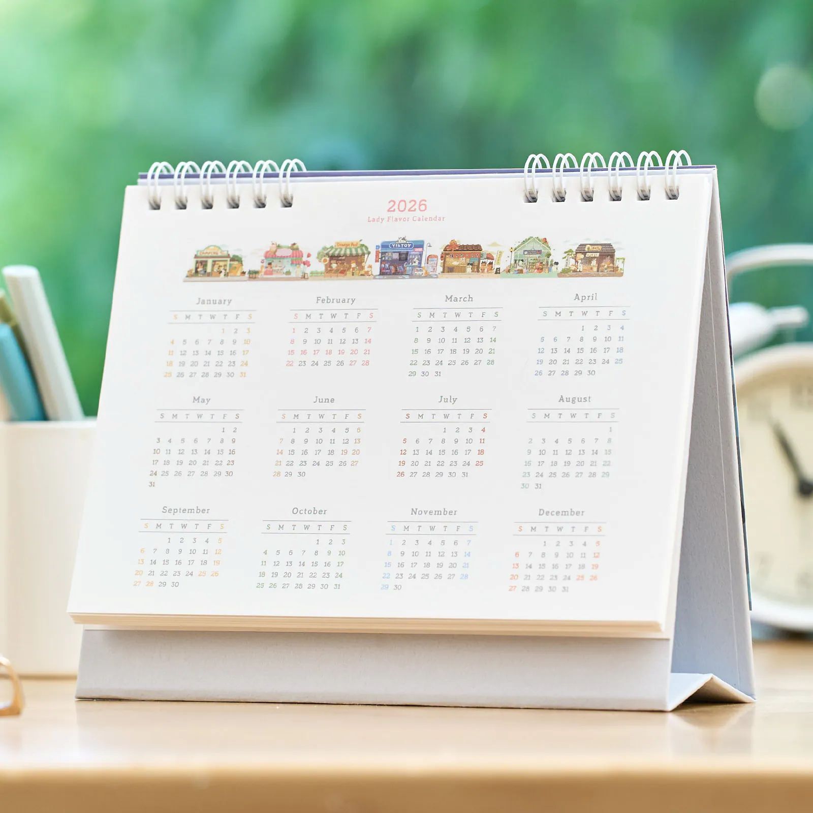LADY FLAVOR 好味小姐｜2026好味夢想小店桌曆 (好味小姐桌曆 好味小姐 桌曆 好味貓桌曆)