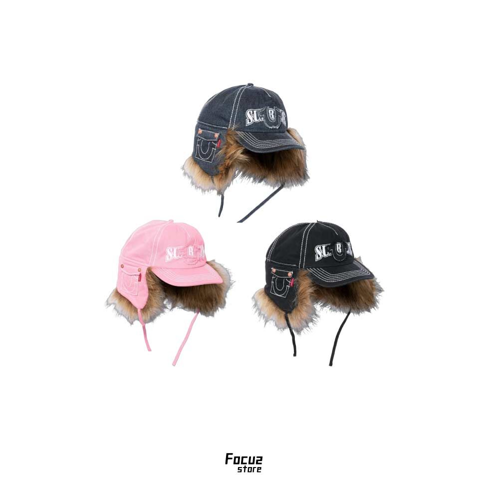 【Focus Store】現貨秒發 Supreme x True Religion® FW25 Week13 Earflap 5-Panel 五分割護耳帽 三色