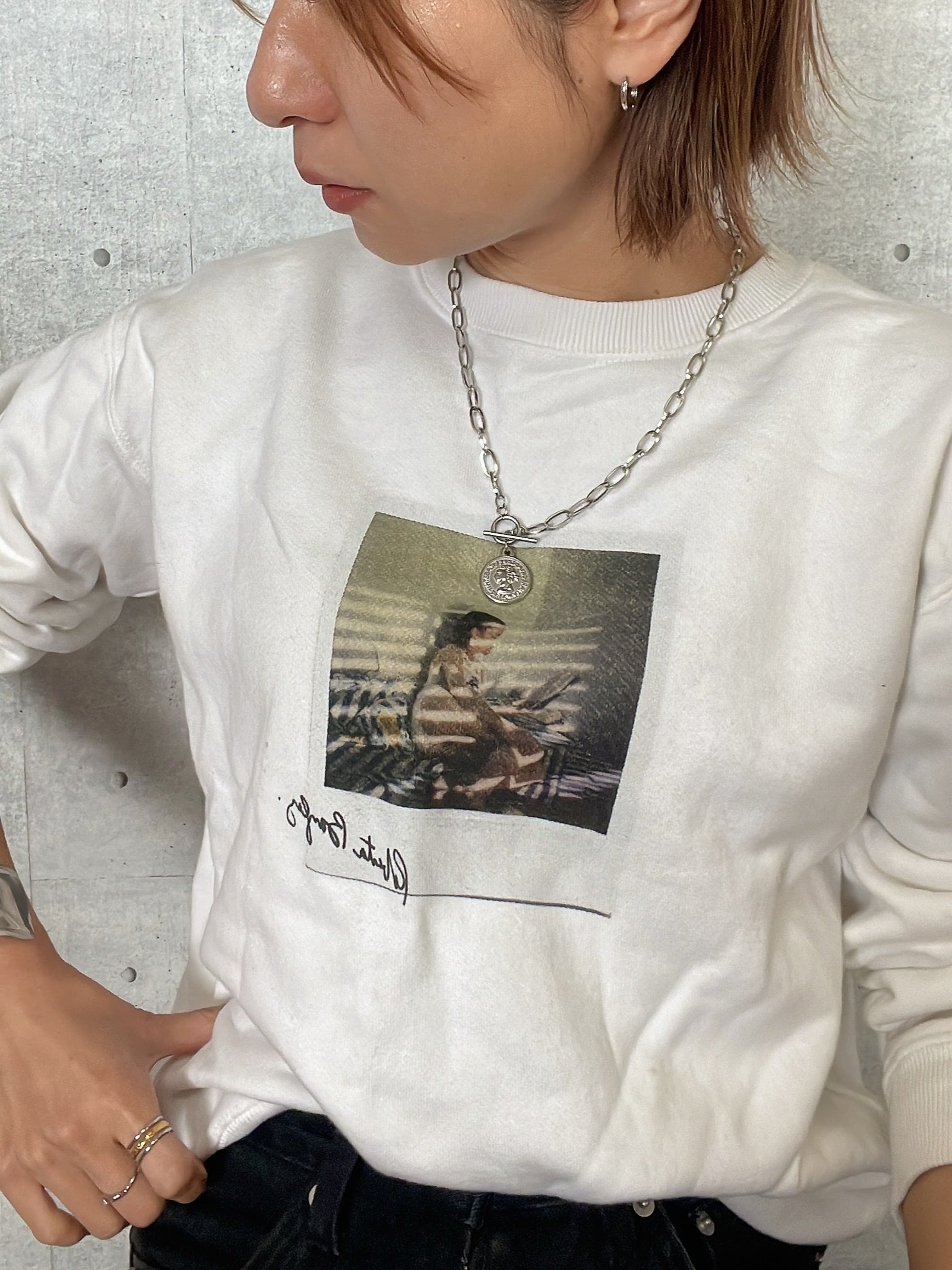 coin silver necklace