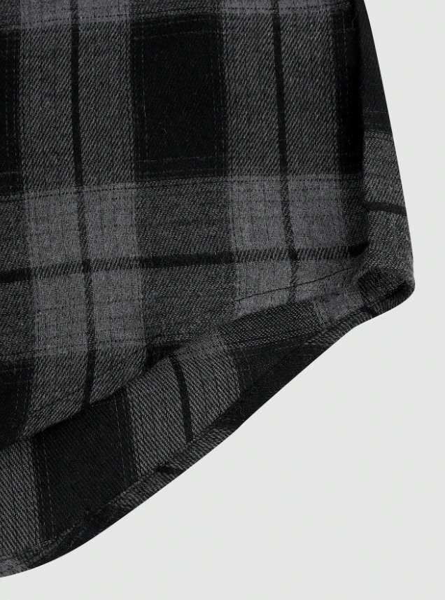 KADMAX大尺碼-男士質感格子襯衫〈KSMS2682〉