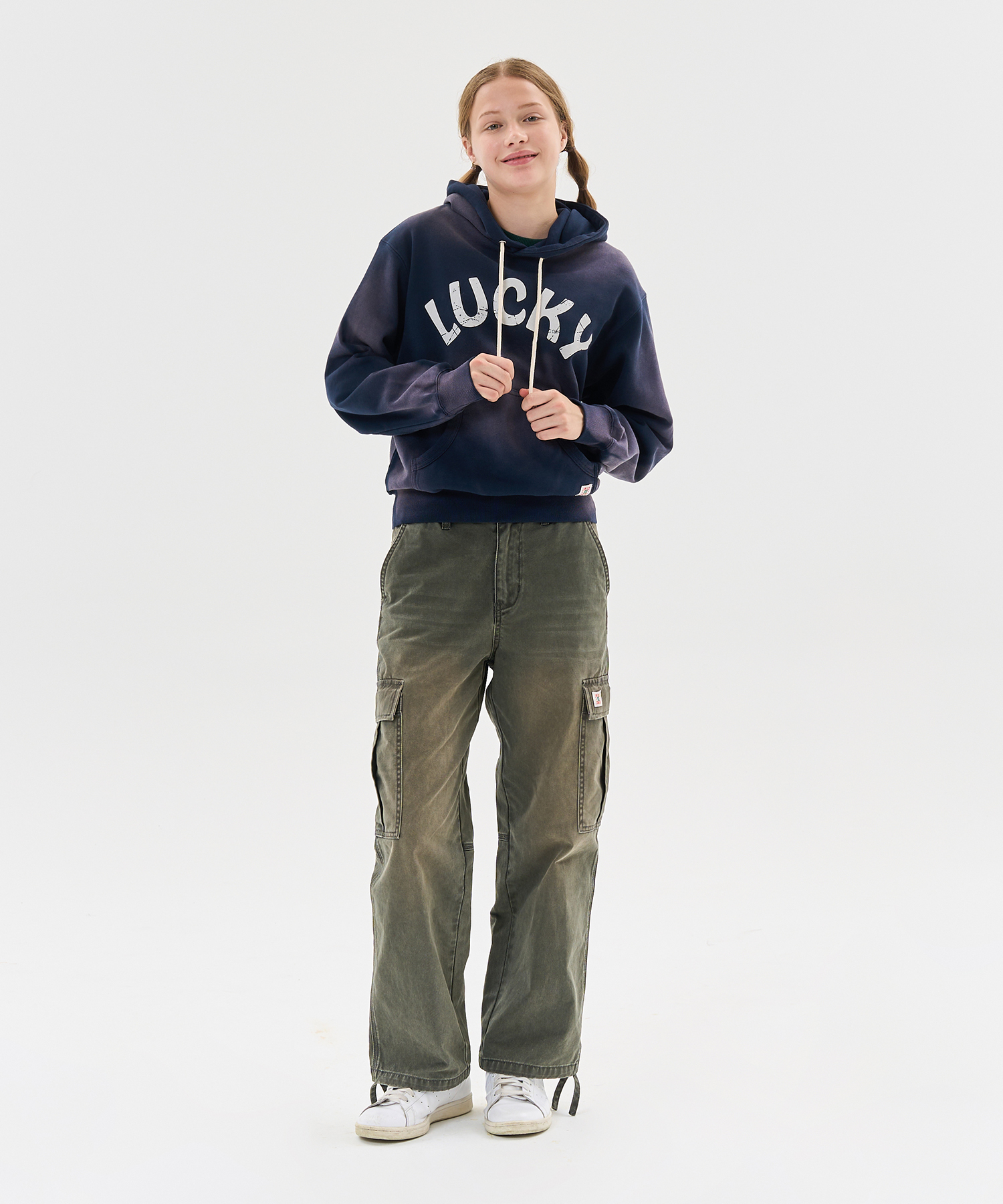 AECA LUCKY HOODIE NAVY FWBETSPST001C0LH