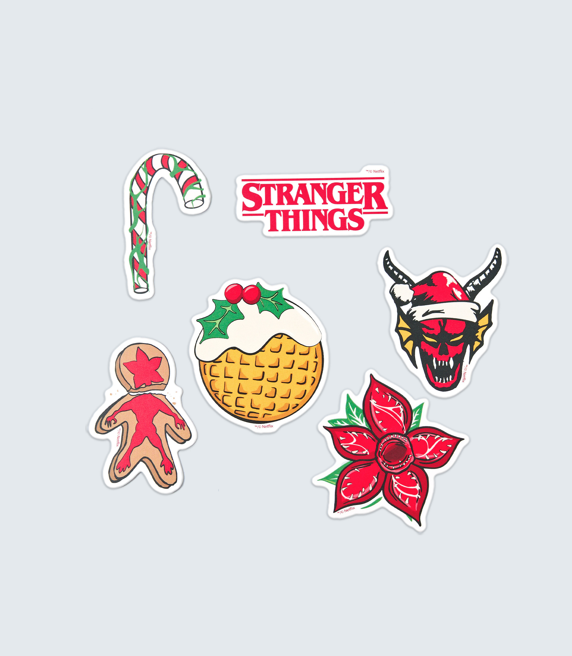 Getchi X Stranger Things STICKERS怪奇物語聯名聖誕系列貼紙