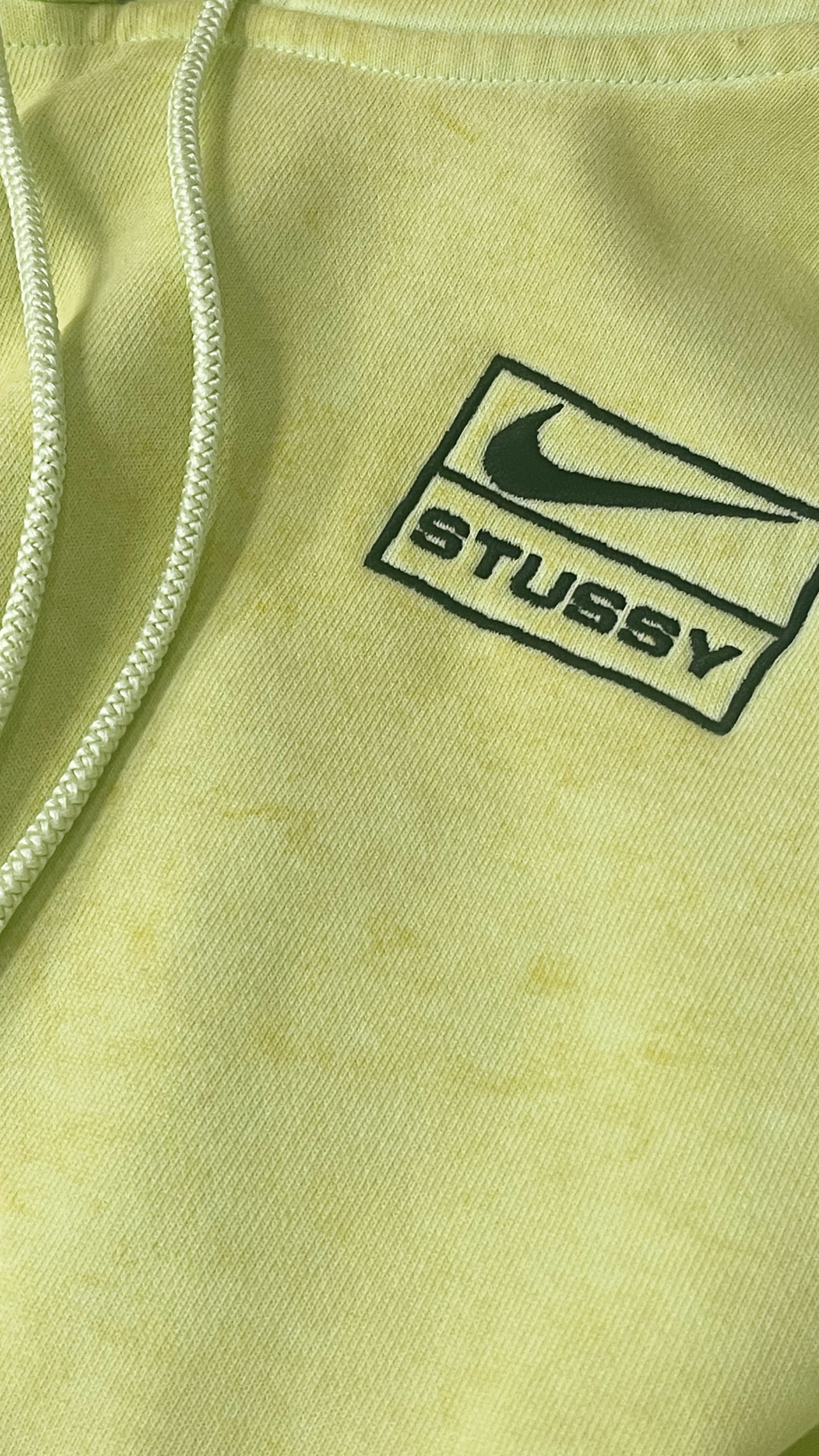 Nike x Stüssy Nrg Washed Hoodie Volt DM1022-702