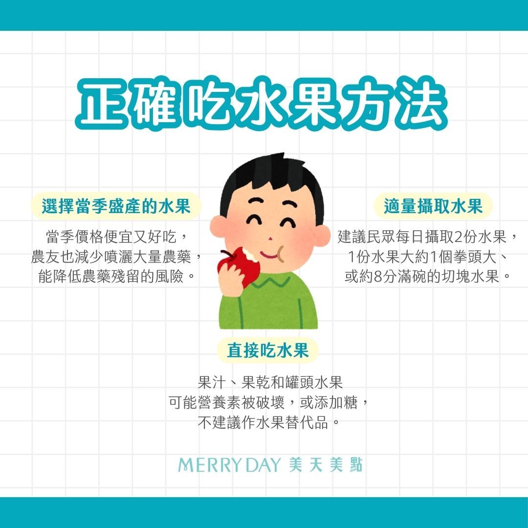 水果迷思 水果太甜不能吃 正確吃水果方式