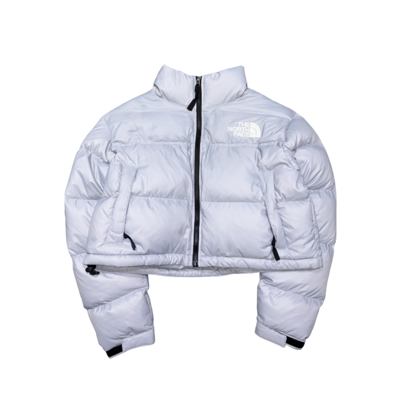 -(E5d03)-THE NORTH FACE TNF W NUPTSE SHORT JACKET 女款 短板 羽絨外套 -NF0A5GGE淺藍(BOB)