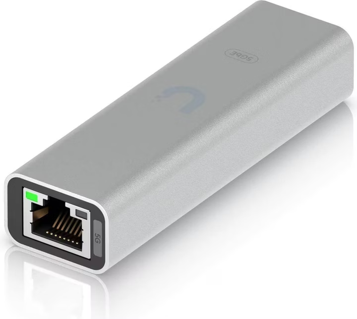 Ubiquiti UniFi 5G Ethernet Adapter｜USB‑C 轉 5GbE 網絡轉接器（UACC‑Adapter‑RJ45‑USBC‑5GE）