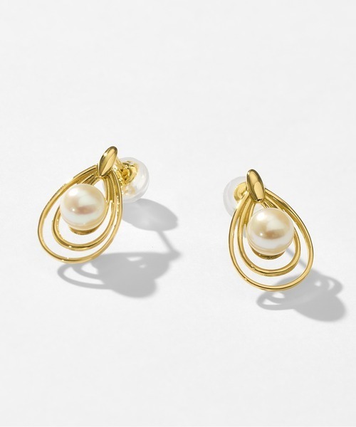 【me.luxe】SV18K日耀珍珠耳環
