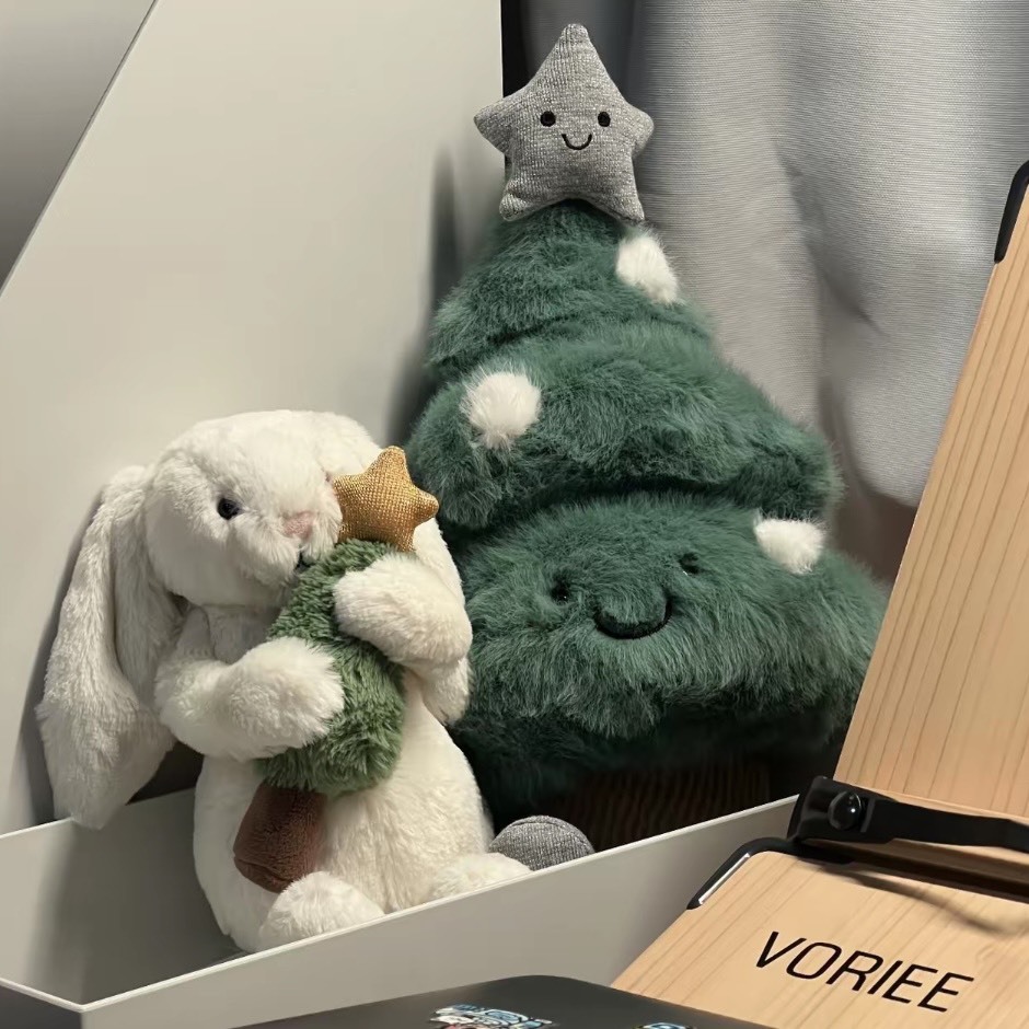 【代購】Jellycat 聖誕系列｜絨毛公仔玩偶｜聖誕樹／北歐雲杉／松樹／滑雪企鵝／聖誕白兔（五款）