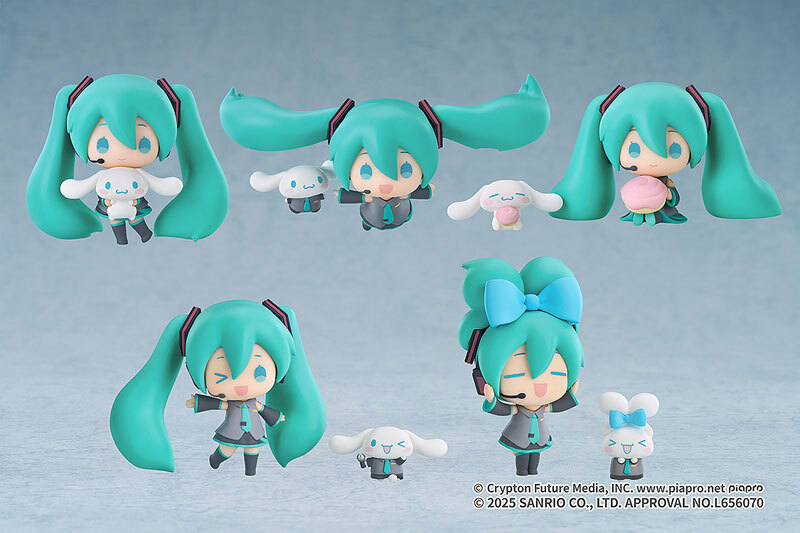 Jul Good Smile Company Trading Figure Hatsune Miku x Cinnamoroll  5 Pieces Pre-order