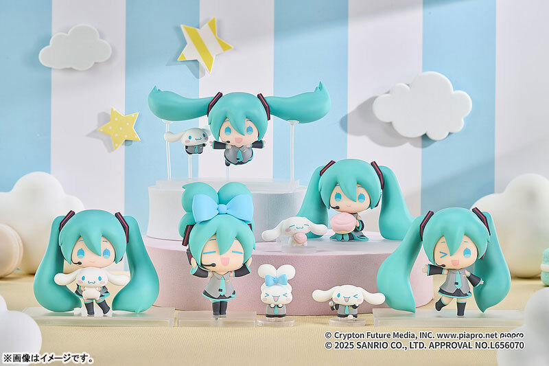 Jul Good Smile Company Trading Figure Hatsune Miku x Cinnamoroll  5 Pieces Pre-order