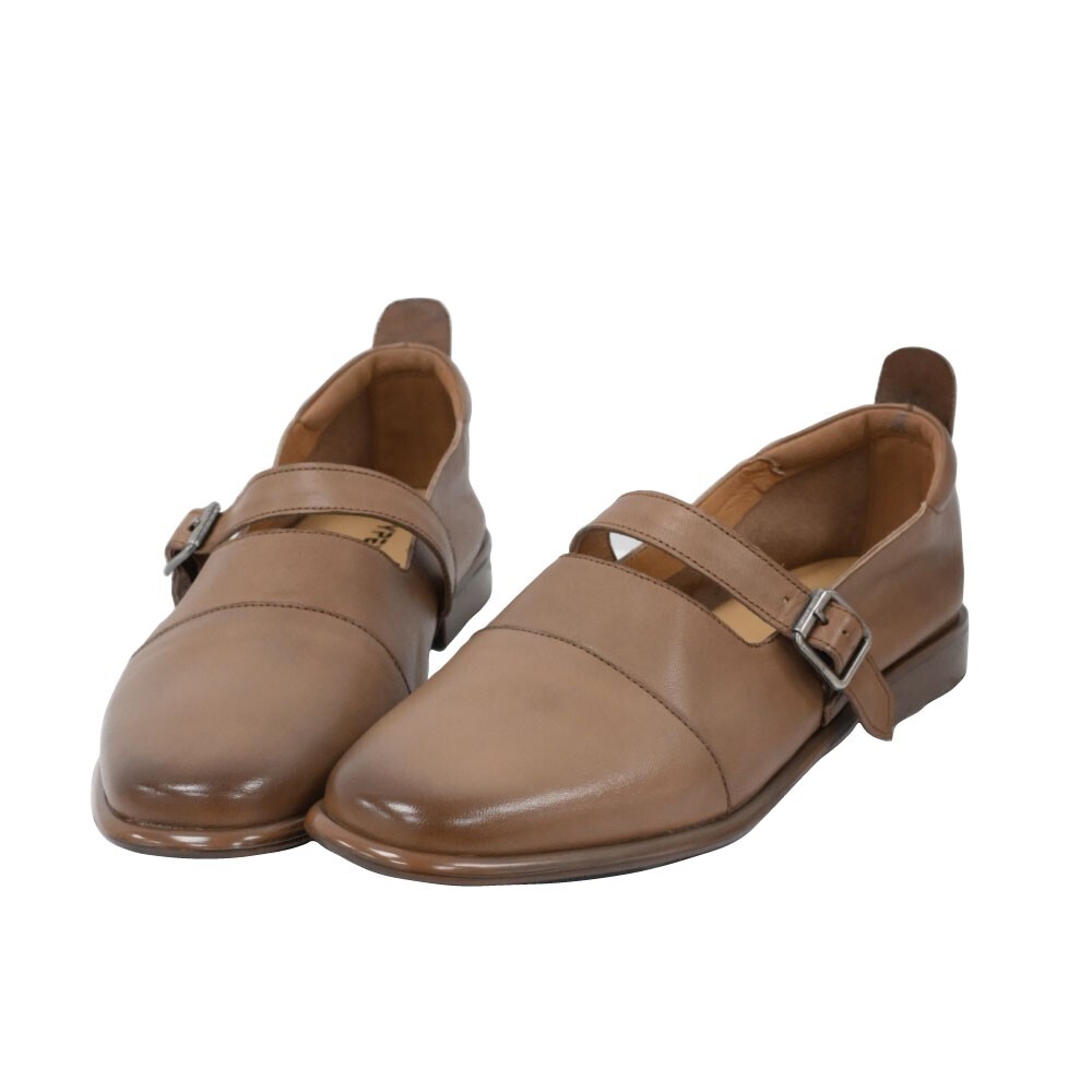 (現+預) 復古擦色柔軟瑪莉珍鞋 -2色