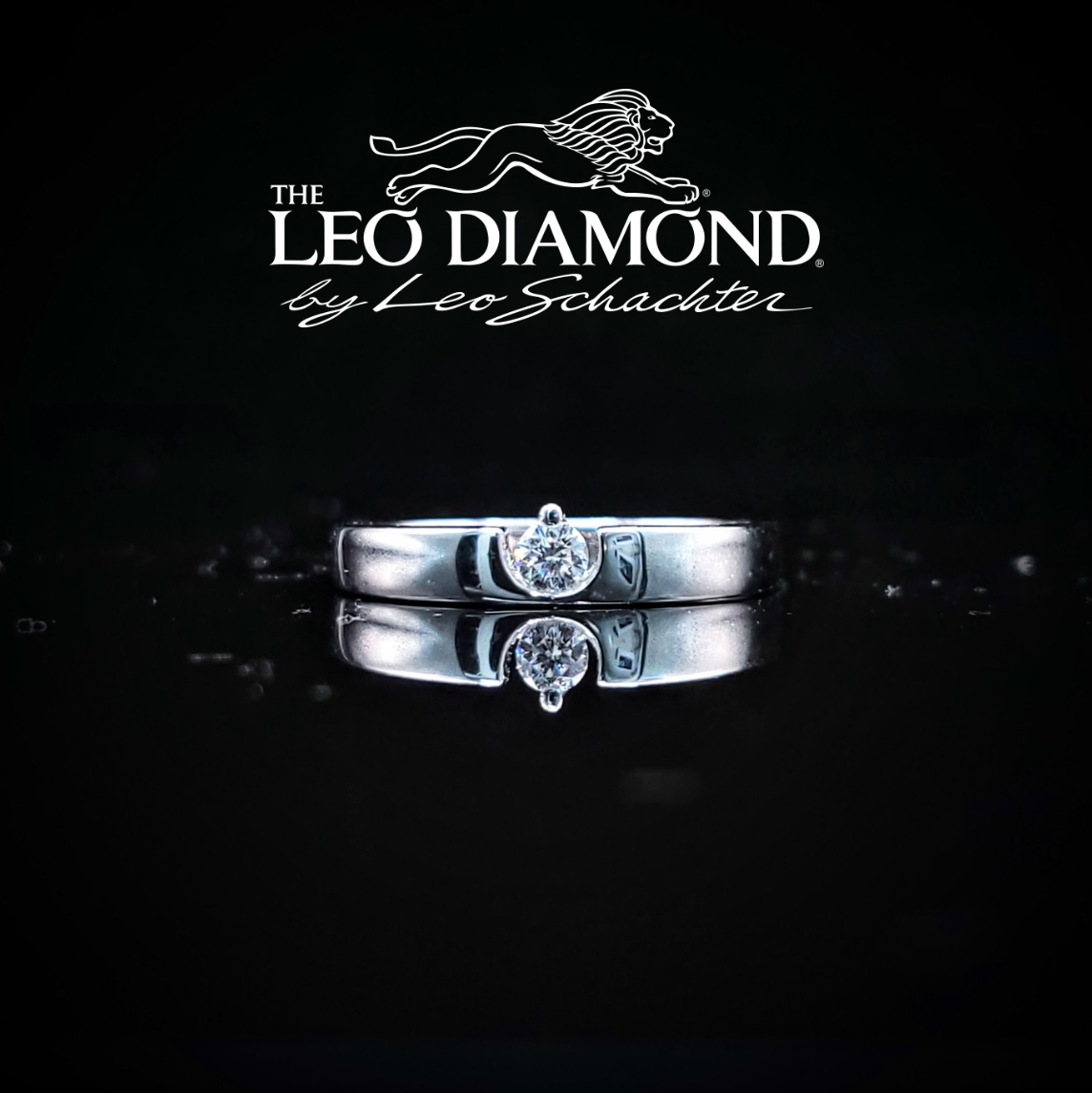 全新18K白金【單粒9份鑽石】戒指