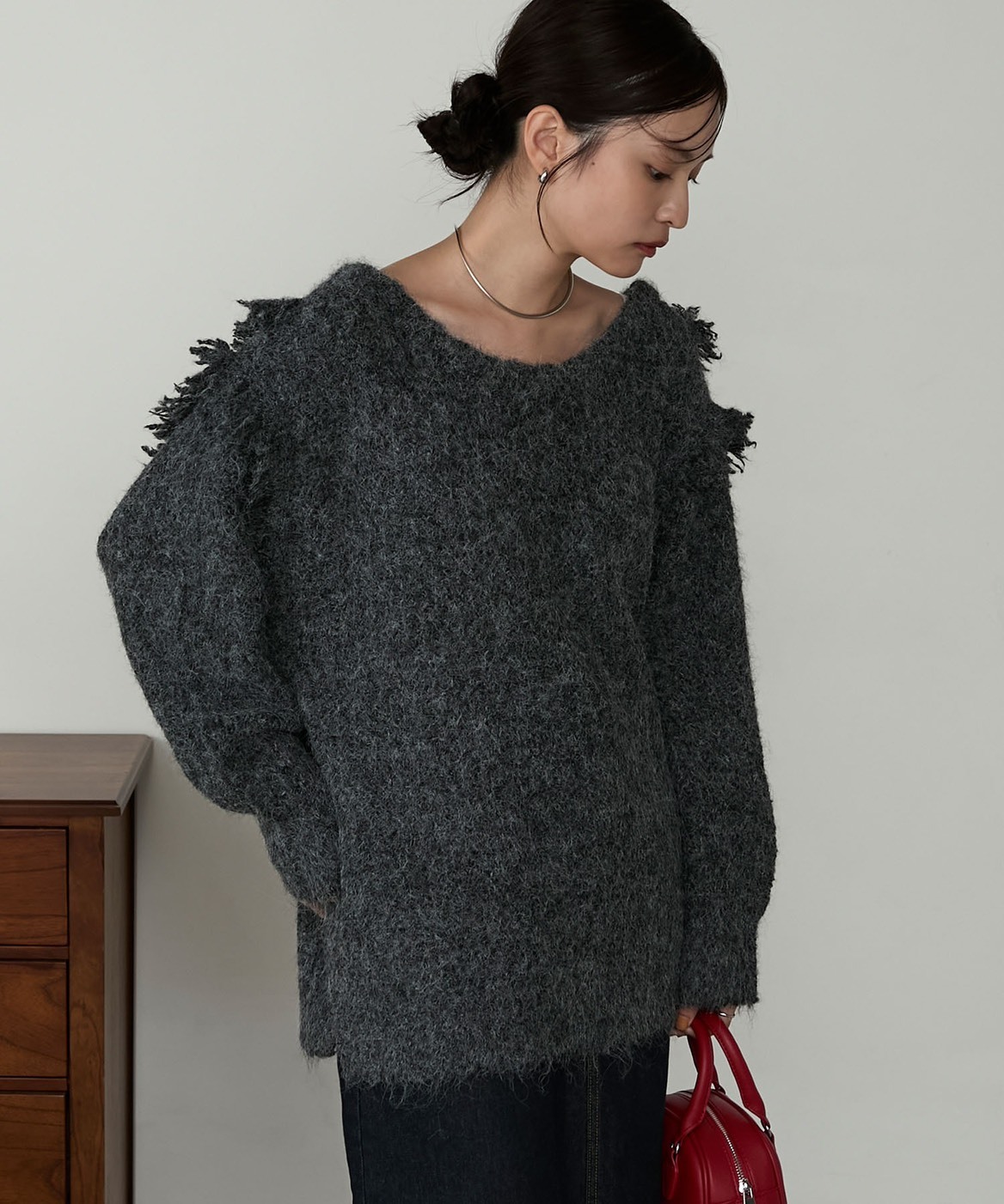 <3件免運!> 日本 Mono Mart 雙向穿 V領 毛衣 針織衫 4色