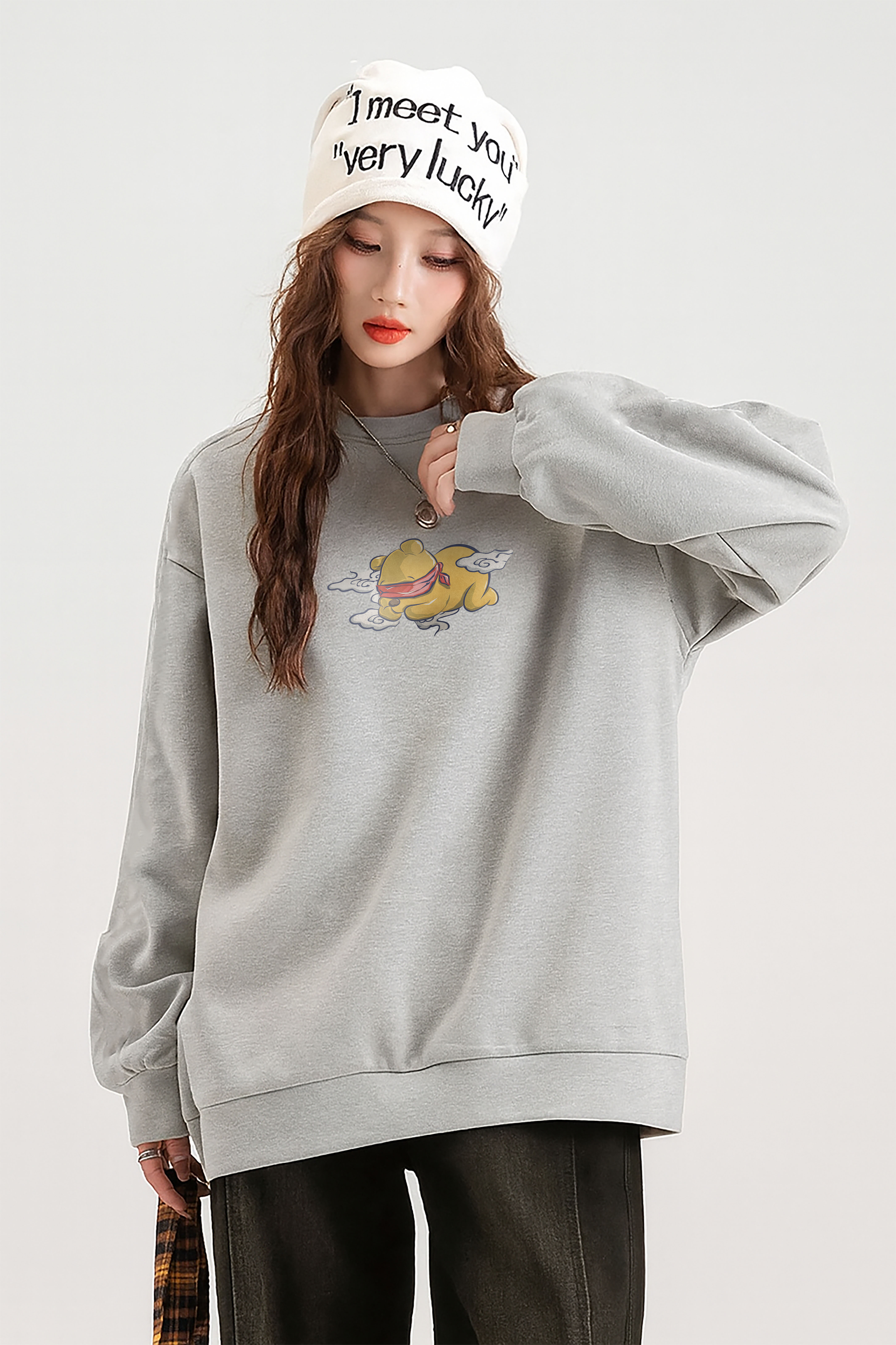 BDK.製造 - 還不都是維尼 - 大學T〈BDK2532〉