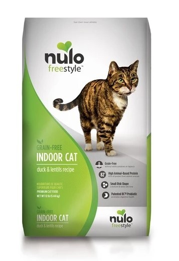 NULO Freestyle 無穀物乾糧室內貓配方 (鴨、扁豆) 12lb