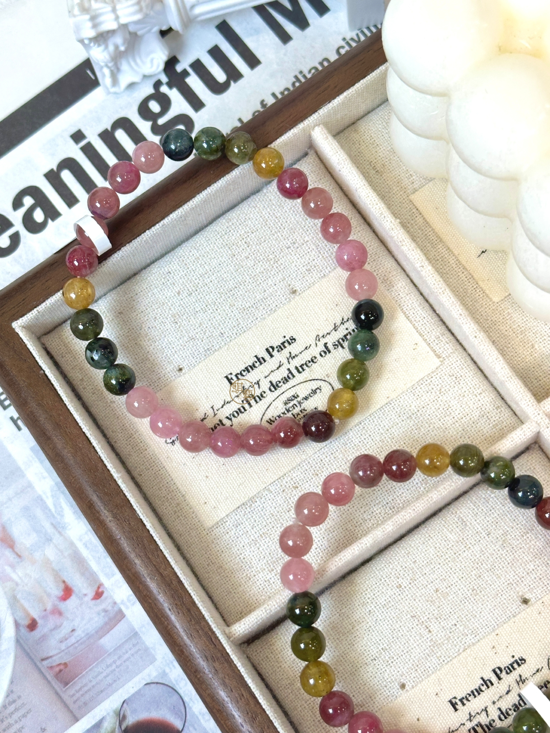 碧璽手串 7mm｜情緒平衡 × 貴人運 × 防護能量