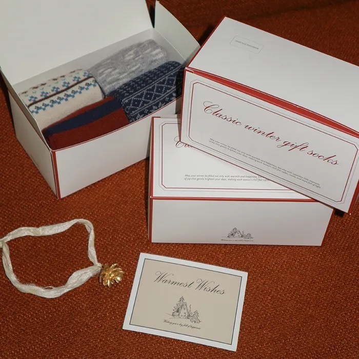 DAILYLIKE CLASSIC WINTER GIFT SOCKS WOMEN 4P SET