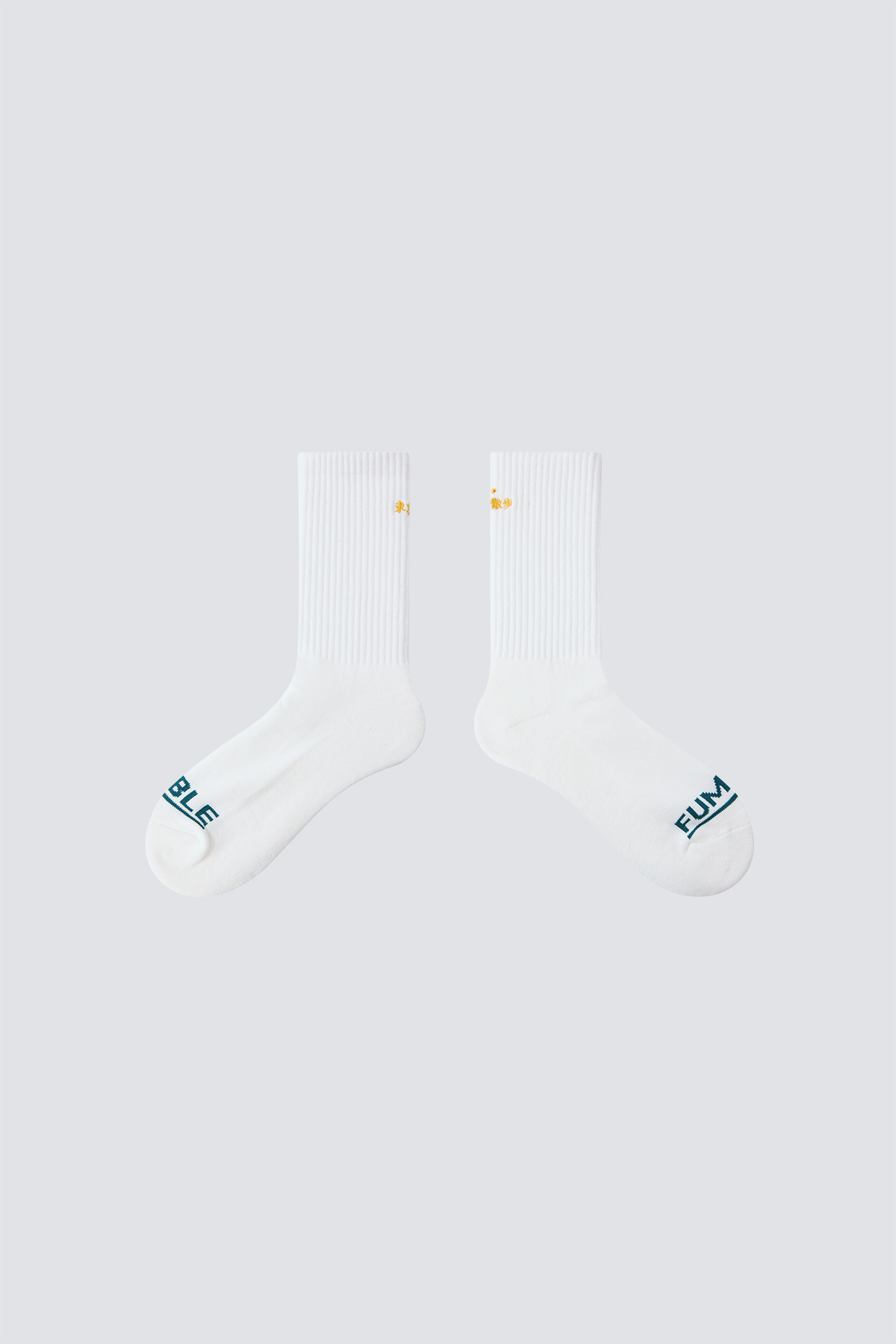 Taking a stroll in Tokyo Socks｜White｜Hong Kong Original Design