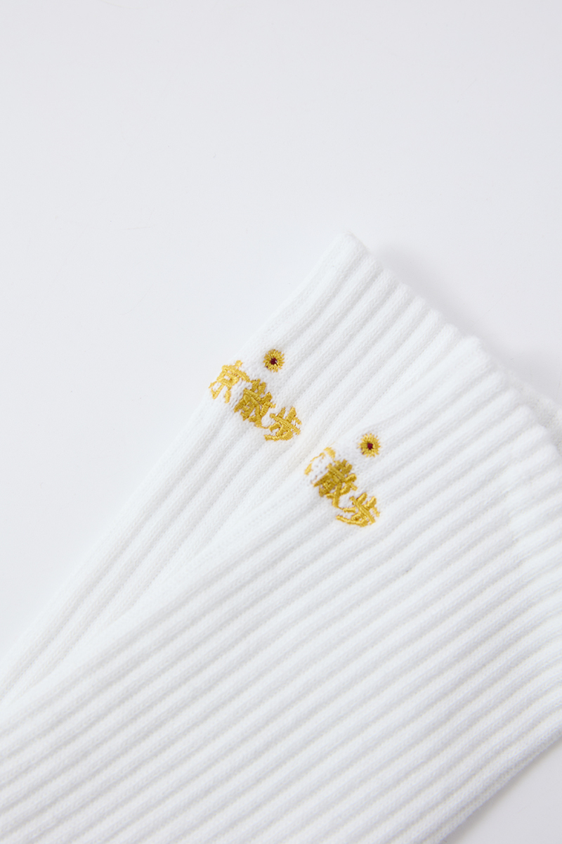 Taking a stroll in Tokyo Socks｜White｜Hong Kong Original Design