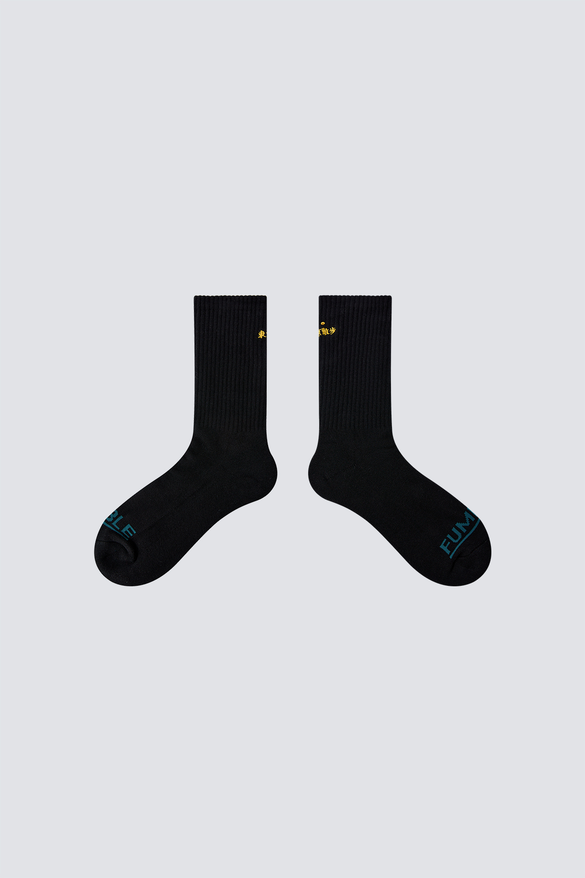 Taking a stroll in Tokyo Socks｜Black｜Hong Kong Original Design